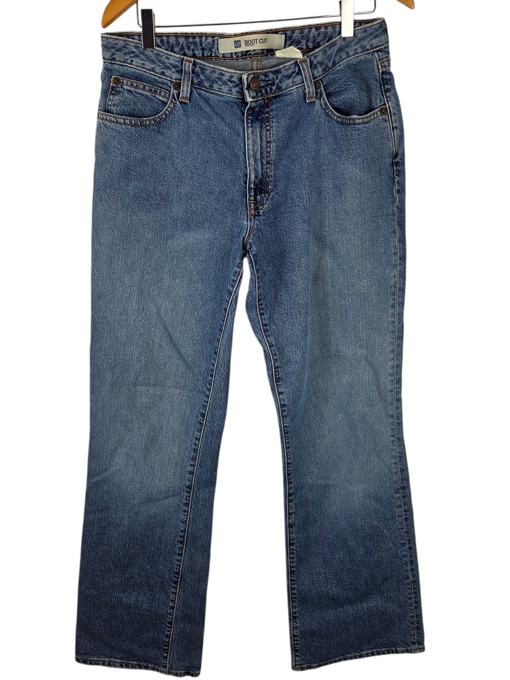 GAP Womans  Medium Blue Bootcut Stretch  Jeans 10 Regular